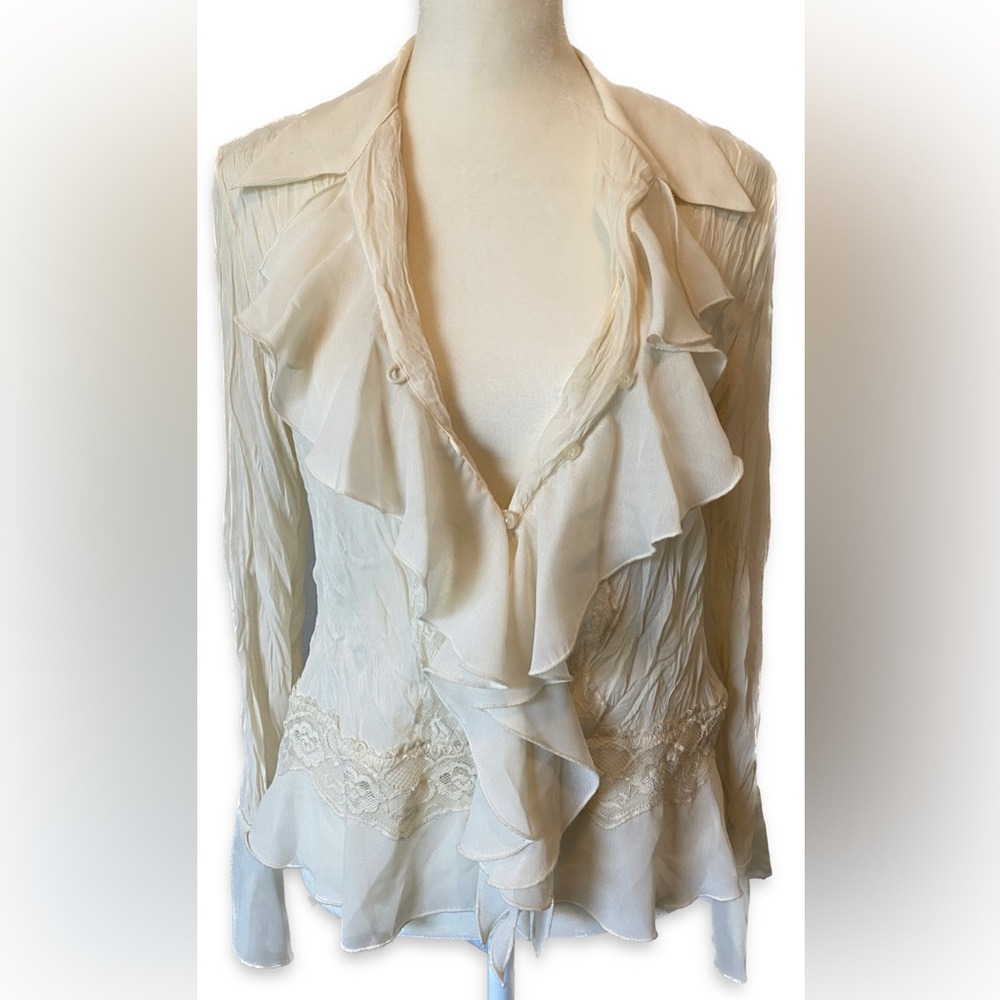 Vintage Ruffle Blouse